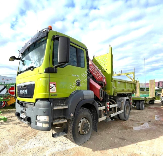 شاحنة MAN 4X4  GRUE FASSI AVEC TELECOMMANDE