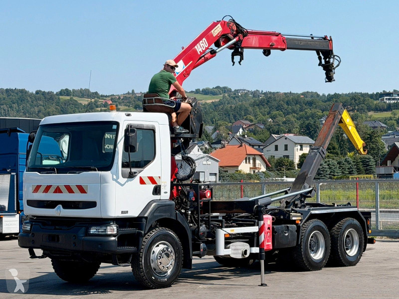 Camion Renault KERAX 370 DCI * ABROLLKIPPER...