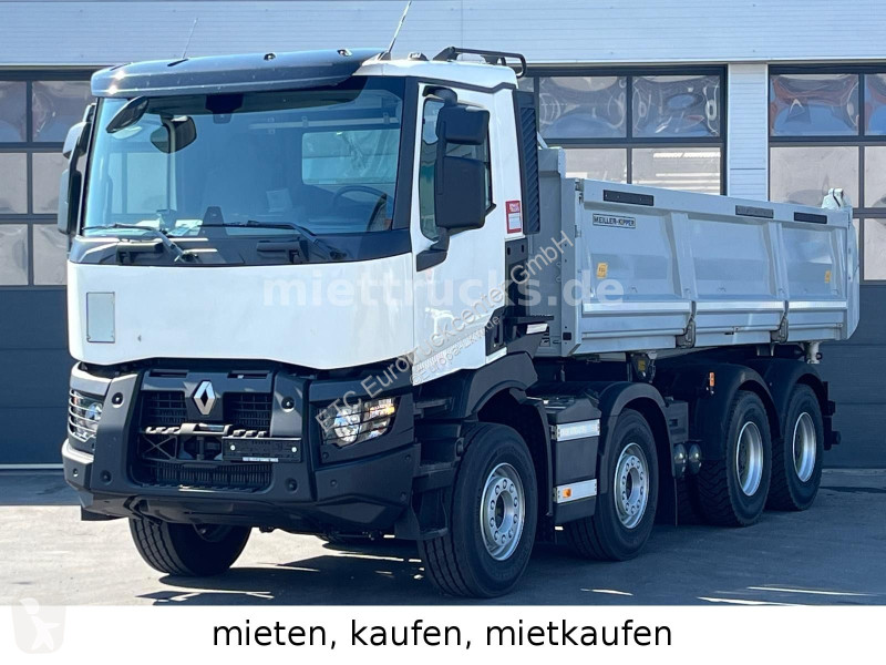 شاحنة Renault C 480 8x4 Meiller Bordmatik,...