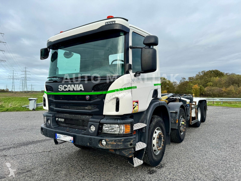 شاحنة Scania 410 Abrollkipper 8x4 alfinger...