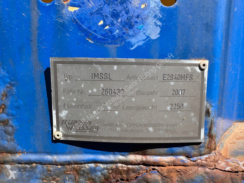 Lastbil  Abrollaufbau Salzstreuer IMSSL