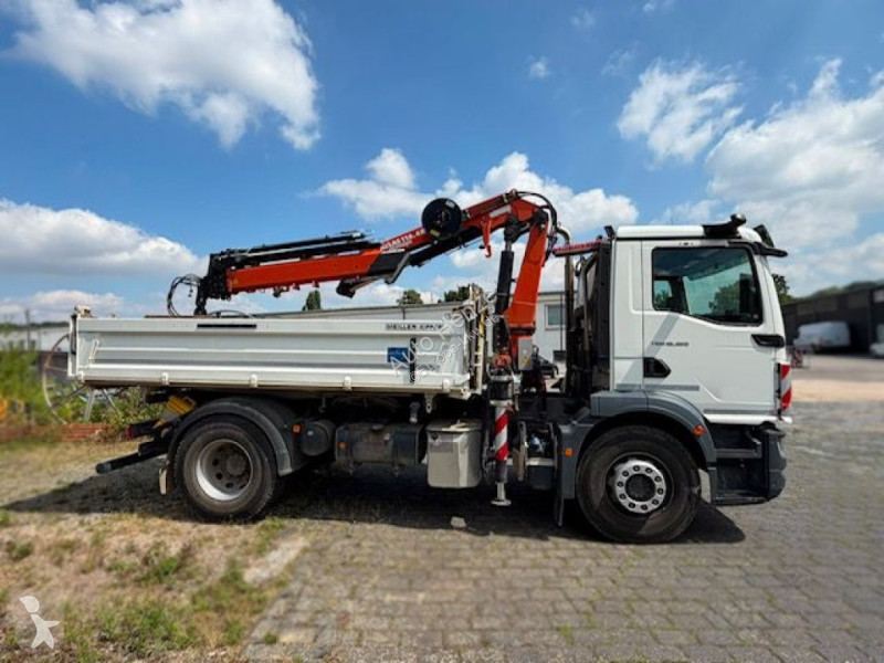 شاحنة MAN TG-M 18.320 4x2 2-Achs Kipper Kran...