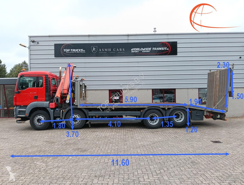 شاحنة MAN 35.360 8x2 - Fassi 16TM Crane,...