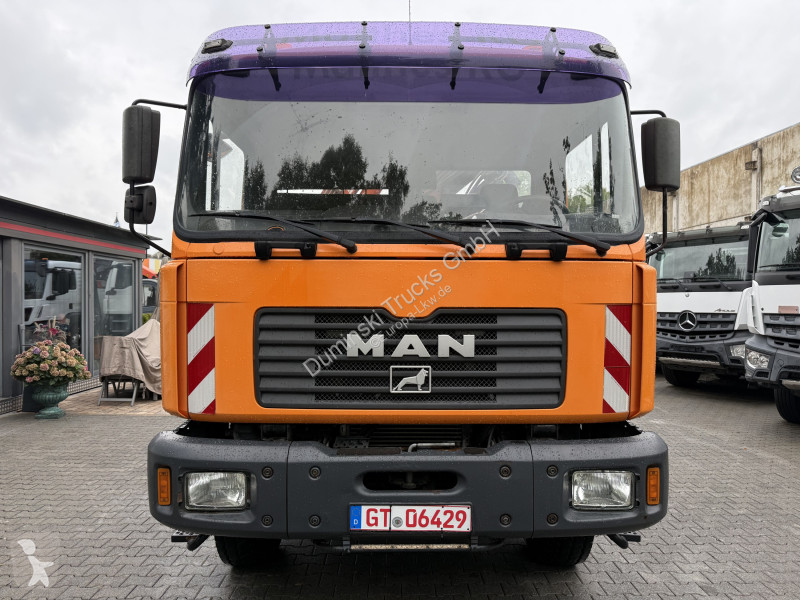 شاحنة MAN ME 18.250 4X4 Kipper mit Kran Atlas...