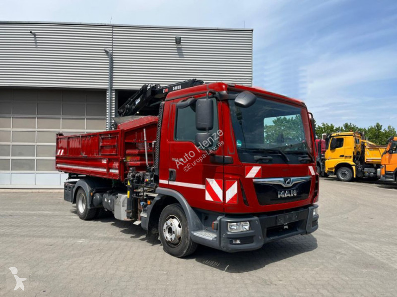 شاحنة MAN TG-L 8.190.4x2 BL 2-Achs Kipper Kran...