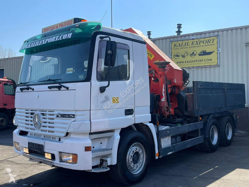 Camion Mercedes 3343 6x4 Truck + Crane / Grue...