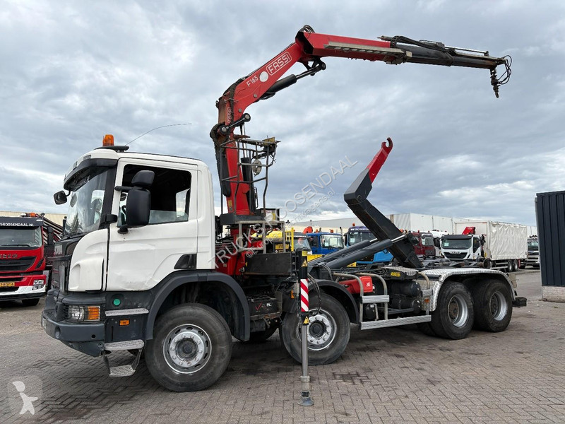 Camión Scania P 410 + FASSI F 165 - 2X EXT. +...