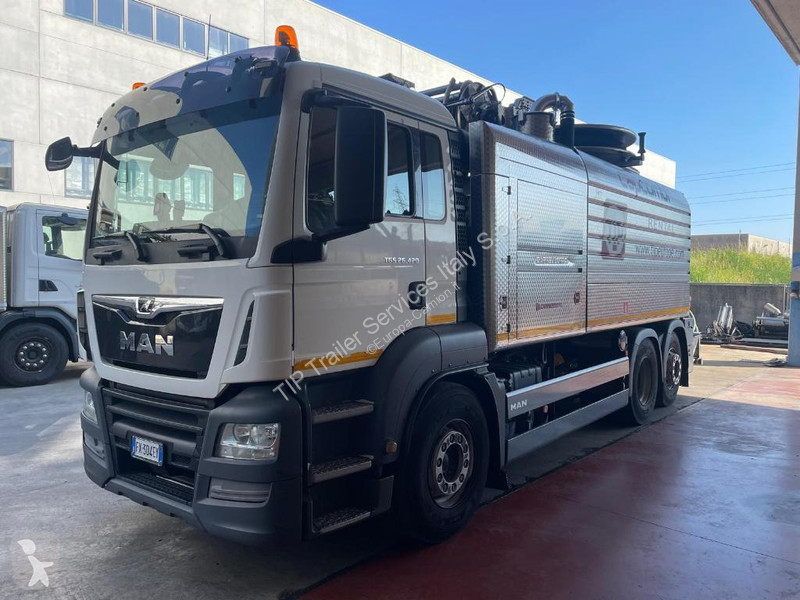 Camion MAN Truck Truck Tanker Waste 3 Axles