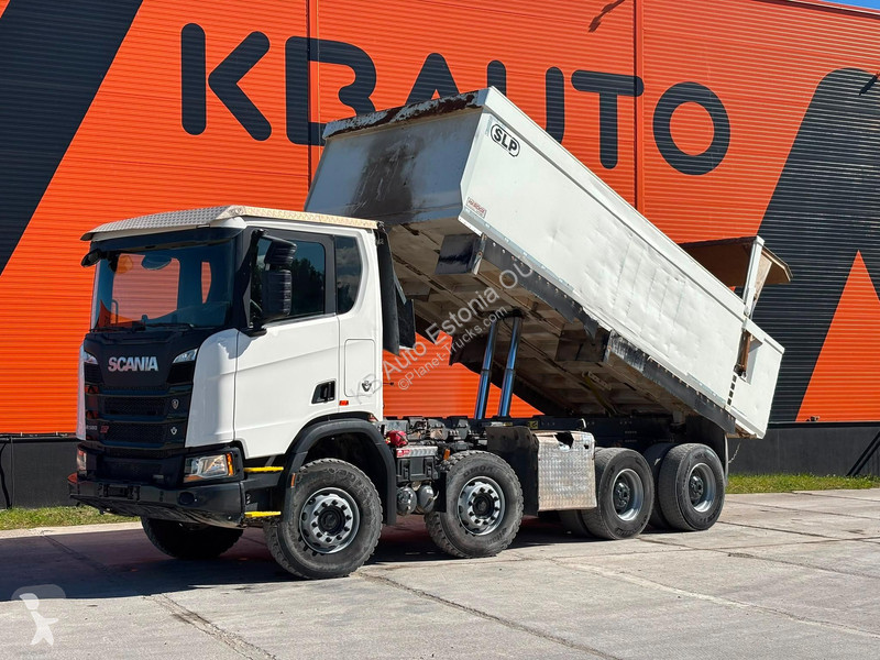 Vrachtwagen Scania R 580 8x4 RETARDER / BOX...