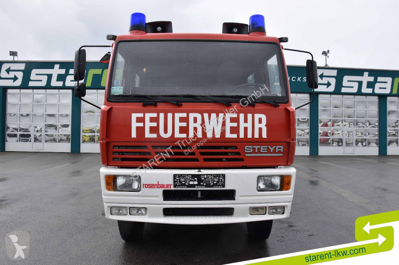 Vrachtwagen Steyr 13S23 4x4 Feuerwehrauto,...