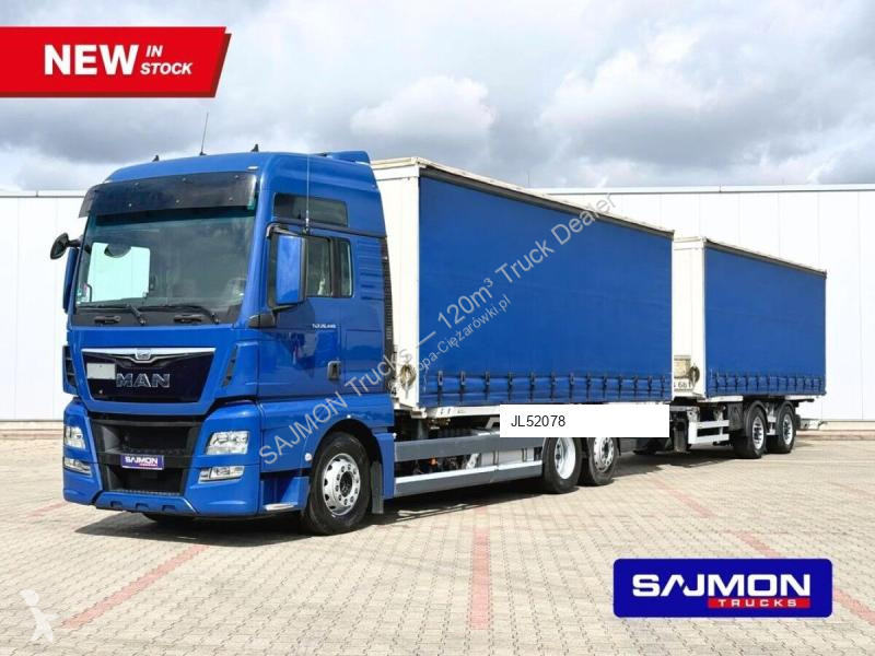 Vrachtwagen MAN TGX / ZESTAW BDF / KONTENERY KRONE