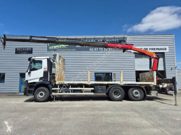 Camion grue ridelles Renault