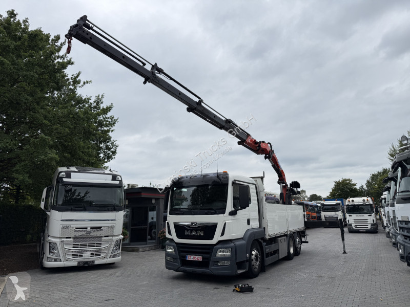 Camion MAN TGS 26.470 6X2 Effer 215 bis 16 Meter