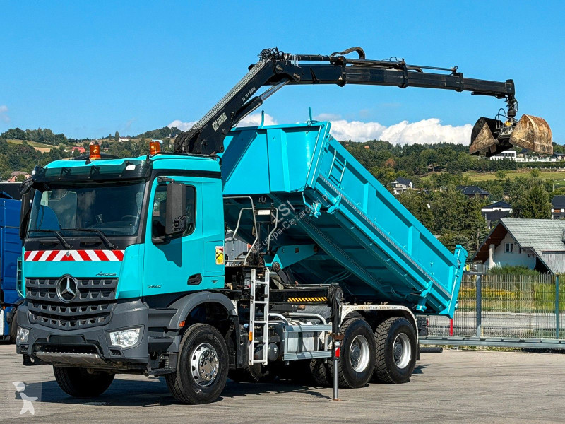 Camión Mercedes 2640 Kipper + HIAB 144 + FUNK *...