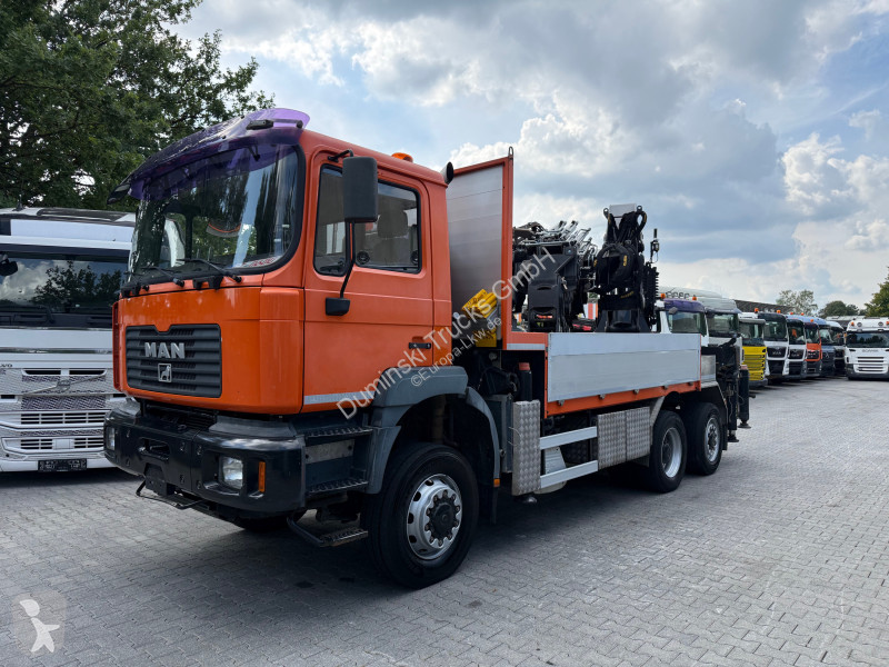 Kamion MAN 28.414 6X4 Effer 685 Montagekran 33...