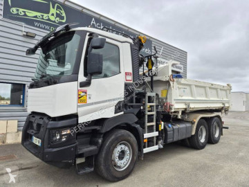 Renault two-way side tipper truck