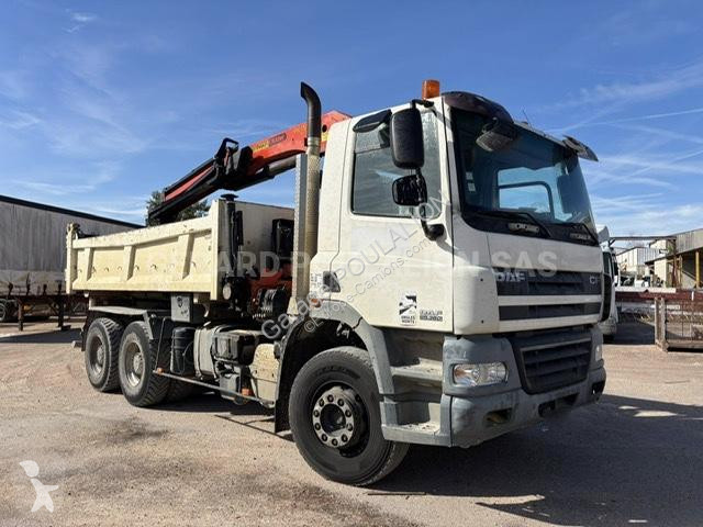 Camión DAF BI-BENNE + grue PALFINGER pk 15500...