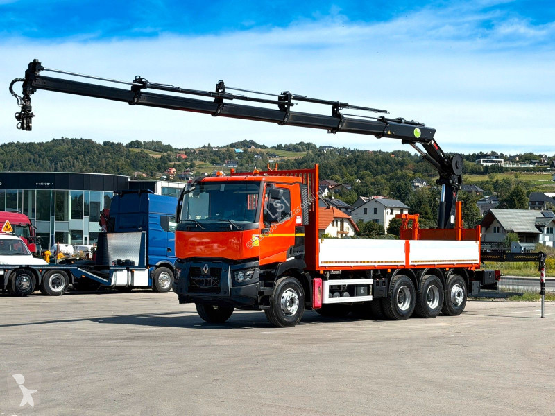 Camión Renault C430 Pritsche 7,10 m  HIAB 211...