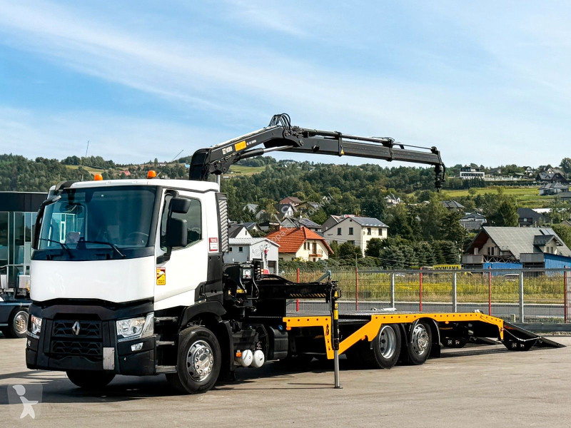 Camión Renault T 380 Abschleppwagen 8,00 m HIAB...