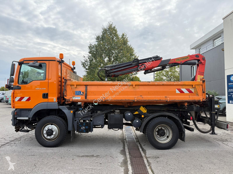 MAN TGM  13.240 4x4 3-S-Kipper Palfinger Kran...