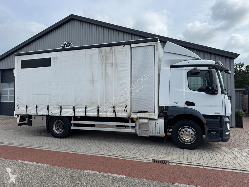 Kamion Mercedes 1824, Tautliner, PTO...