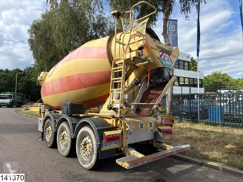 Oplegger MOL Beton mixer 12 m3, Lift axle