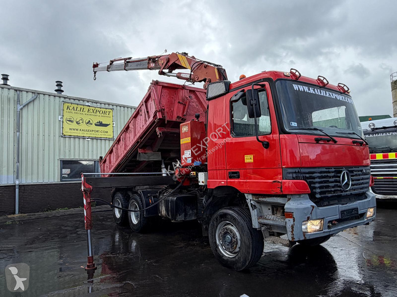 Camión Mercedes 2643 Kipper Crane Effer 250 6x4...