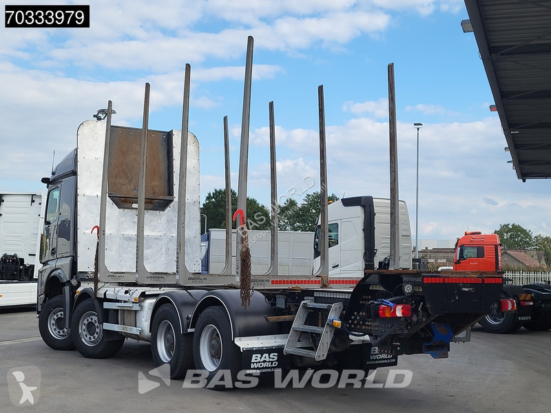 Kamion Mercedes 3763 8X4 Holztransport timber...