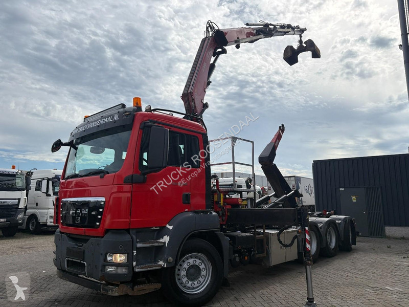 Camión MAN 35,400 + FASSI 195 4x + DALBY HOOK...