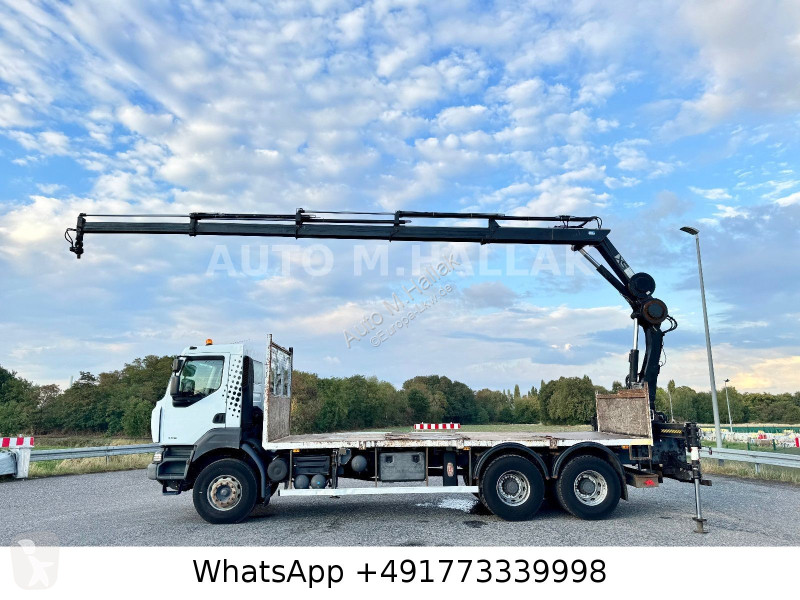Teherautó Renault KERAX 370 DXi 6x4 Kran Hiab...