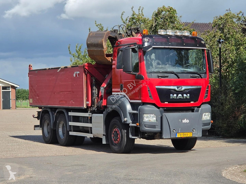 Camión MAN 420 !!6X6!! Z-CRANE TIPPER NL TRUCK...