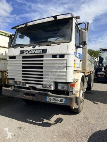 Camião grua caixa aberta Scania