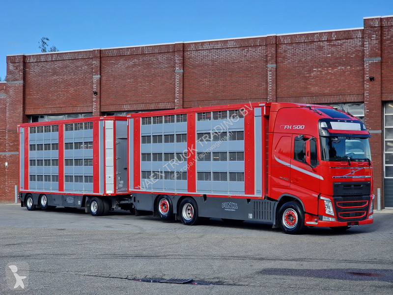 Teherautó Volvo 13500 6x2 - Livestock 4 deck...