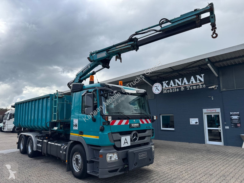 Camión Mercedes 2632 6x4 Meiller Abroller KRAN...