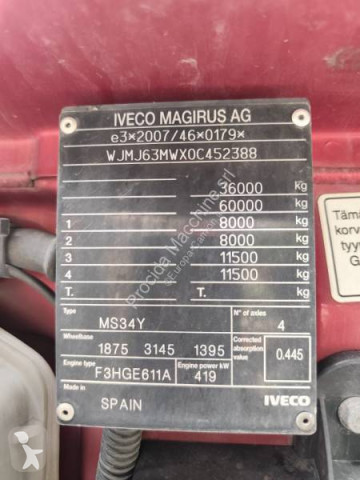 Camião porta máquinas Iveco