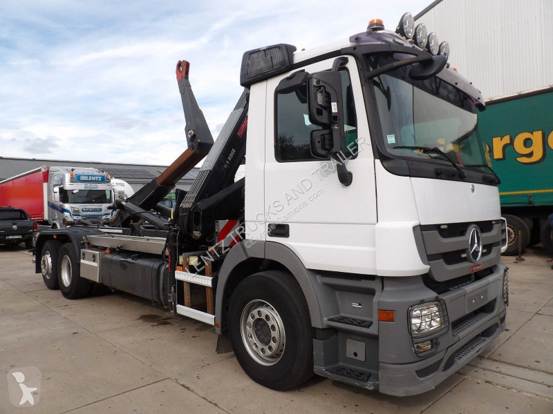 Camion Mercedes ACTROS2641-HIAB 144-FUNK-5+6...