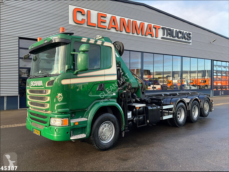 Camion Scania 490 8x4 Euro 6 Hiab 24 Tonmeter...