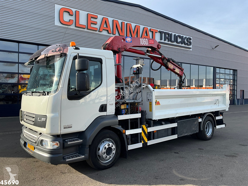 DAF LF 220 HMF 10 Tonmeter laadkraan Just...