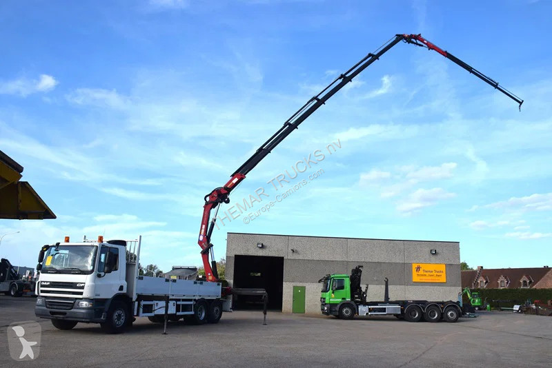Camion DAF 75310 +HMF 3000 Powerlift crane 30T...