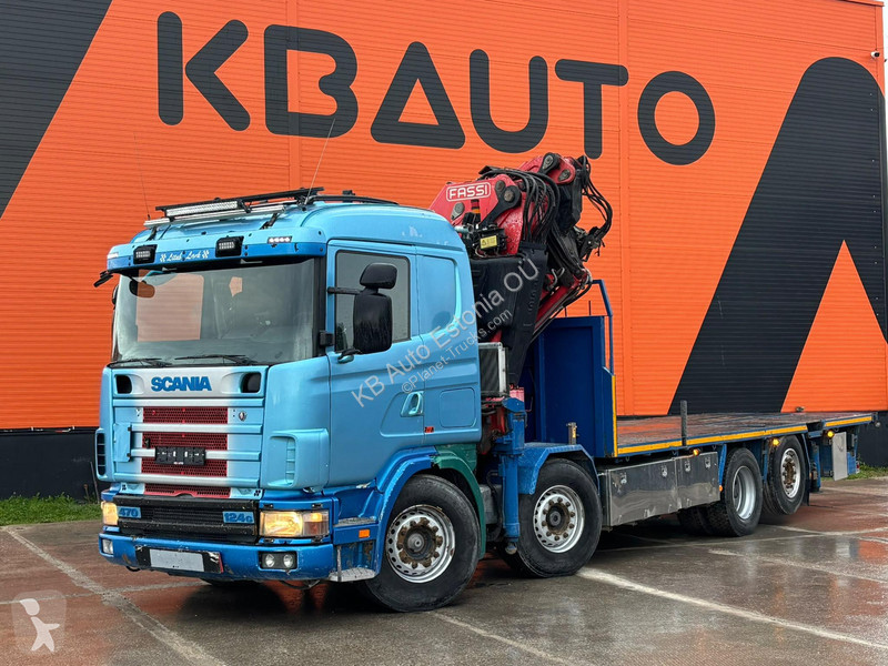 Camião Scania R 124 470 8x2*6 FASSI F800 AXP.26...