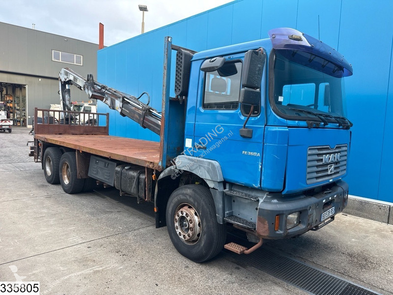 Camião MAN 26 350 6x4, Manual, Steel, Hiab