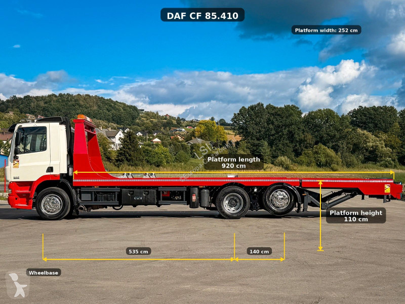Camion DAF 85410 * Abschleppwagen 9,20 m * 6x2!