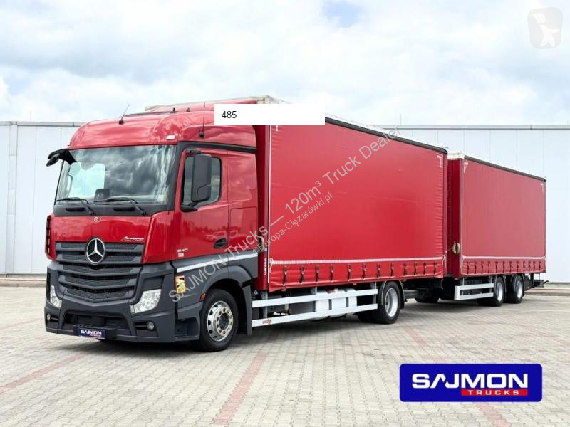 Грузовик Mercedes ACTROS / ZESTAW TANDEM 120 M3...
