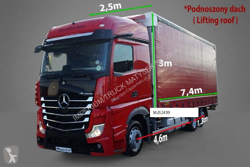 Грузовик Mercedes ACTROS 2545 / SOLÓWKA / MEGA