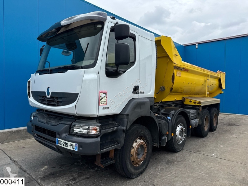 Lastbil Renault 480 Dxi 8x4, EURO 5, Steel...