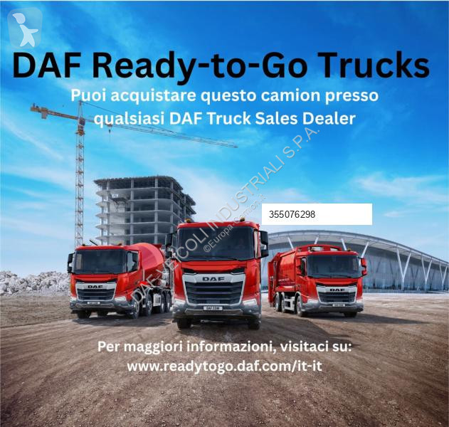 Lastbil DAF FV MARK 20 m3 sponda posteriore ala...