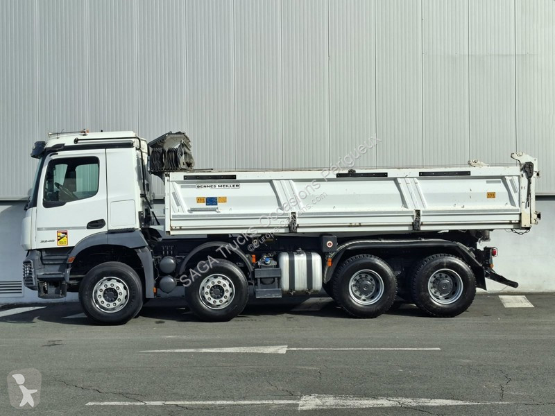 Lastbil Mercedes 3246 8x4/4 Bi benne Meiller +...