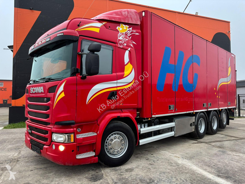 Camión Scania 490 8x4 OPENSIDE BOX