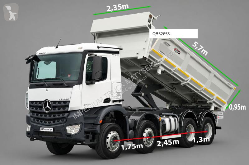 Камион Mercedes AROCS 3240 / 8x4 / WYWROTKA -...