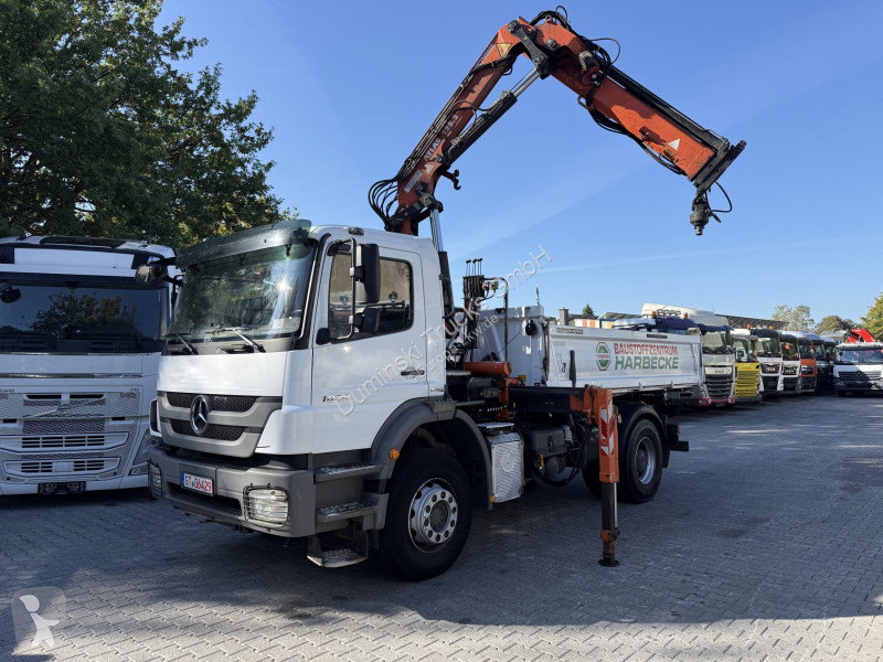 Camion Mercedes 1829 K 4X2 Kipper mit Kran...